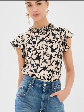 NEW Ulla Johnson Julia top shirt blouse size 4